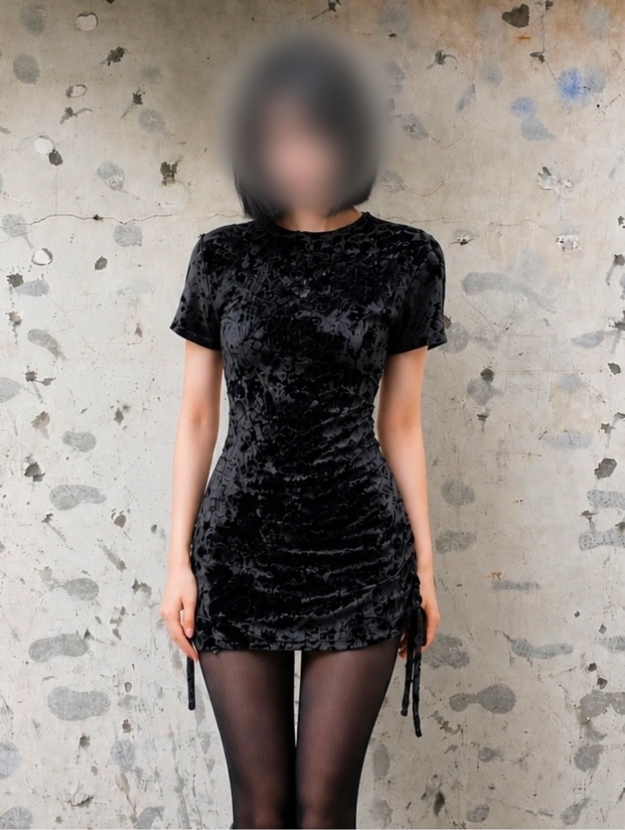 어반드레스 Dark Cloud Mini Dress BLACK 브랜드