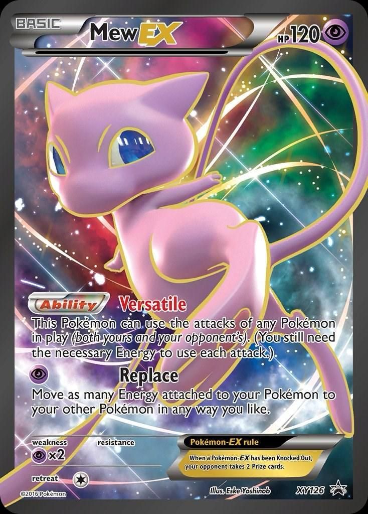 포켓몬 TCG 뮤 EX XY126 XY 블랙스타 프로모 풀아트 카드 (영어판) 사진
