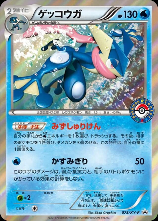 포켓몬 TCG 개굴닌자 073/XY-P 여름방학 프레젠트 캠페인 프로모 카드 (일어판) photo