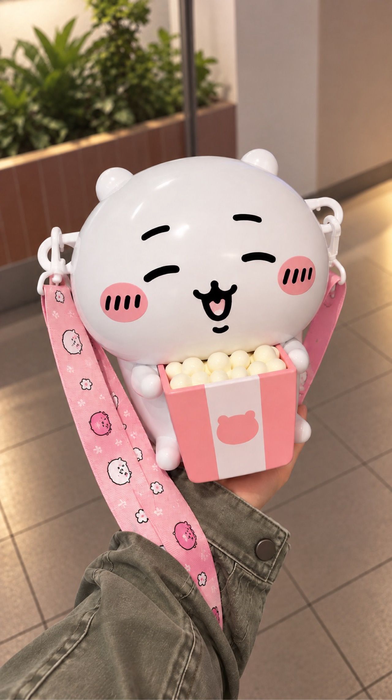 먼작귀 팝콘통 사진